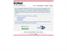 Tablet Screenshot of kunet.com